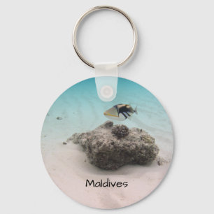 Cool Maldives Underwater Coral Fish Souvenir Sleutelhanger