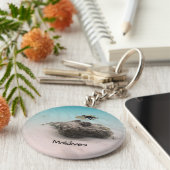 Cool Maldives Underwater Coral Fish Souvenir Sleutelhanger (Zijkant)