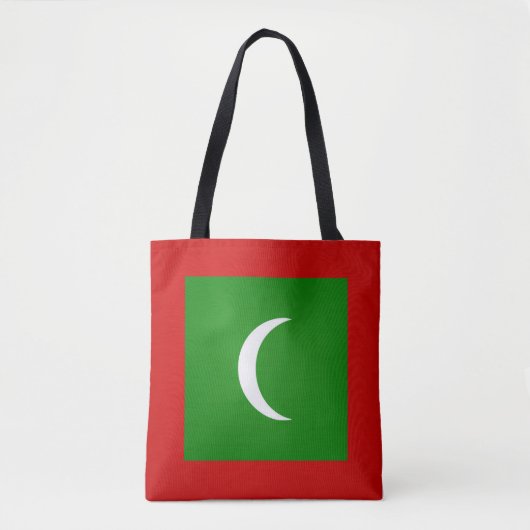 Cool Maldives Vlag Mode Tote Bag (Voorkant)