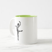 Cool Male Dancer Tweekleurige Koffiemok (Voorkant links)