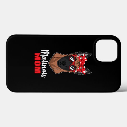 Cool Malinois Dog mam Hondenliefhebber Pet Gift Case-Mate iPhone Case (Achterkant (horizontaal))