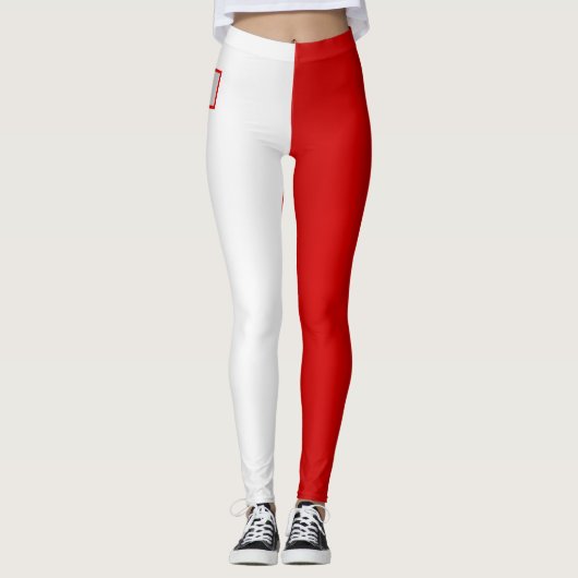 Cool Malta Flag Mode Leggings (Voorkant)