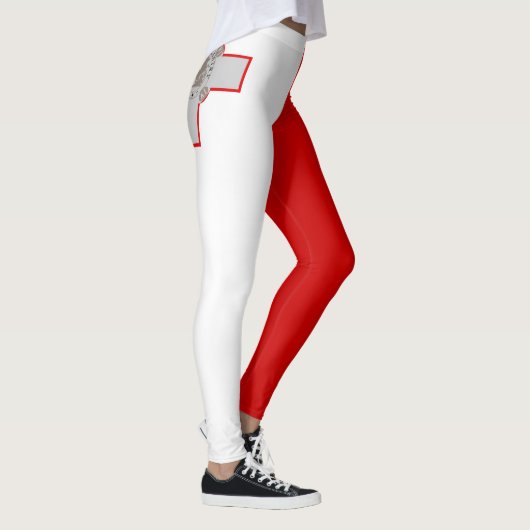 Cool Malta Flag Mode Leggings (Rechts)