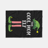 Cool mam Elf Matching Family Group kerstparty Fleece Deken (Voorkant (Horizontaal))