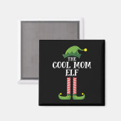Cool mam Elf Matching Family Group kerstparty Magneet (Voorkant / Achterkant)