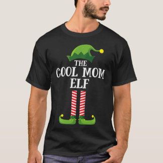 Cool mam Elf Matching Family Group kerstparty T-shirt