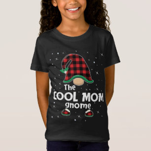 Cool mam Gnome Buffalo Pset Matching met kerstmis T-shirt