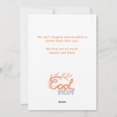 Cool mam Hand Lettering Moederdag Foto Feestdagenkaart (Achterkant)