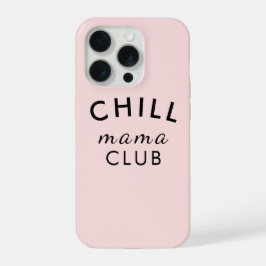 Cool Mama Club Modern Peachy Pink Mother's Day iPhone 15 Pro Case