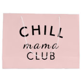 Cool Mama Club Modern Pink Design Groot Cadeauzakje (Achterkant)