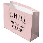 Cool Mama Club Modern Pink Design Groot Cadeauzakje (Achterkant Gekanteld)
