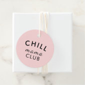 Cool Mama Club Modern Roze Ontwerp Bedankjes Labels (In situ)
