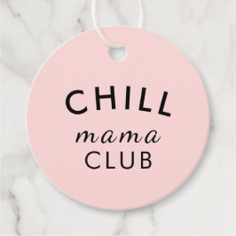 Cool Mama Club Modern Roze Ontwerp Bedankjes Labels