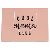 Cool Mama Club | Moderne perachy roze Moederdag Groot Cadeauzakje (Voorkant)