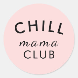 Cool Mama Club Perzik Roze Sticker