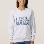 Cool Mama Typografie Pretty Hearts Trui (Voorkant)