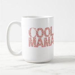 Cool Mama Typography Hearts Koffiemok