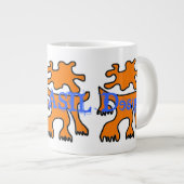 Cool MammaBASIL Design Jumbo Mok! Grote Koffiekop (Voorkant rechts)