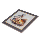 Cool man maken pizza home business crafting tegeltje (Zijkant)