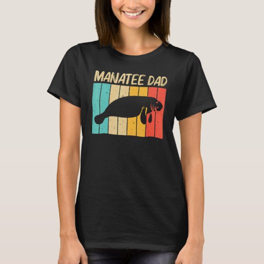 Cool Manatee For Men Women Sea Cow Save The Manate T-shirt (Voorkant)