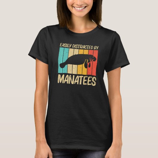 Cool Manatee For Men Women Sea Cow Save The Manate T-shirt (Voorkant)