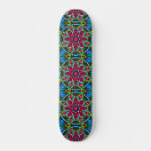 Cool Mandala Dot Art Pattern Deck Persoonlijk Skateboard (Voorkant)
