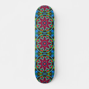 Cool Mandala Dot Art Pattern Deck Persoonlijk Skateboard