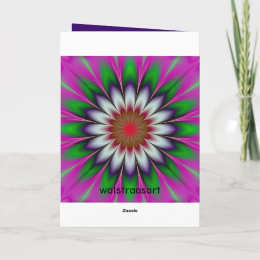 Cool mandala verjaardagskaart kaart (Achterkant)