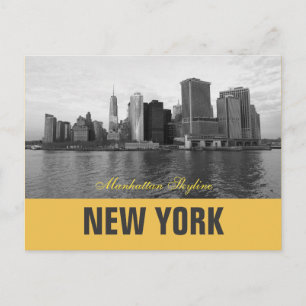 Cool Manhattan Skyline New York Briefkaart