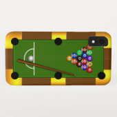 Cool Manly Pool Tafel Acht Ball Billiards Tough Case-Mate iPhone Case (Achterkant (horizontaal))