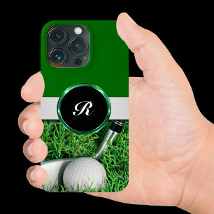 Cool Mannen Golf Monogram Business Case-Mate iPhone Case
