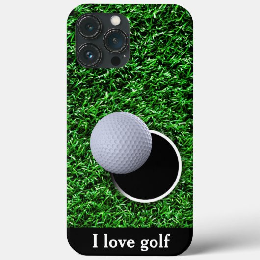 Cool Mannen Golf Theme Business Case-Mate iPhone Case (Achterkant)