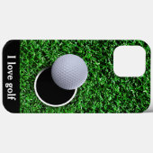 Cool Mannen Golf Theme Business Case-Mate iPhone Case (Achterkant (horizontaal))