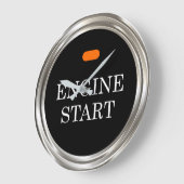 Cool Mannen Man Cave Car Theme Grote Klok (Hoek)