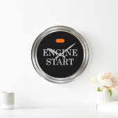 Cool Mannen Man Cave Car Theme Grote Klok (Huis)