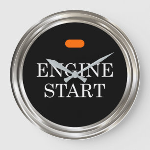 Cool Mannen Man Cave Car Theme Grote Klok