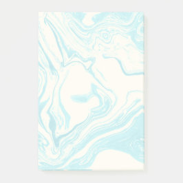 Cool Marble Design in Turquoise en Cream Post-it® Notes