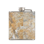 Cool Marble Granite Rock Stone Texture Heupfles (Achterkant)