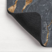 Cool Marble Grey Gold Muismat (Hoek)