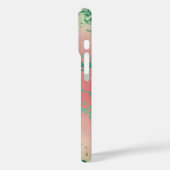 Cool Marble | Mooie pastelkoraal en groene ombre Case-Mate iPhone Case (Achterkant / Links)