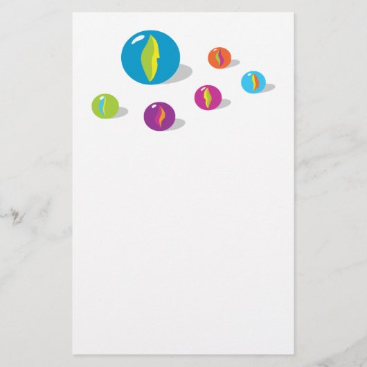 Cool Marbles Briefpapier (Voorkant)
