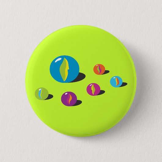 Cool Marbles Ronde Button 5,7 Cm (Voorkant)