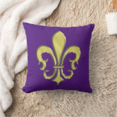 Cool Mardi Gras Fleur de Lis Design Kussen (Deken)