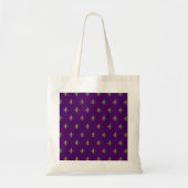 Cool Mardi Gras Fleur de Lis Tote Bag (Voorkant)