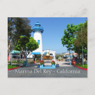 Cool Marina Del Rey Briefkaart! Briefkaart