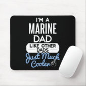 Cool Marine Dad Vaders Day Gift Muismat (Met muis)