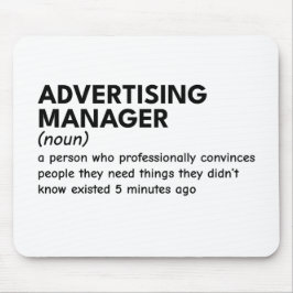 Cool Marketing Manager-definitie Muismat