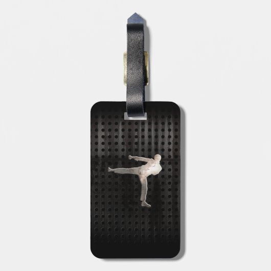Cool Martial Arts Bagagelabel (Achterkant verticaal)