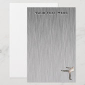 Cool Martial Arts Briefpapier (Voorkant / Achterkant)