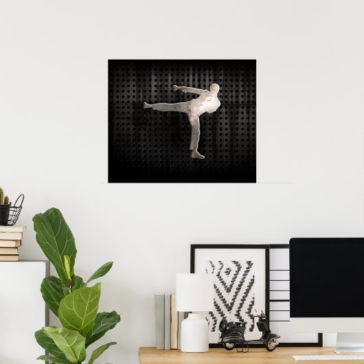 Cool Martial Arts Poster (Thuiskantoor)